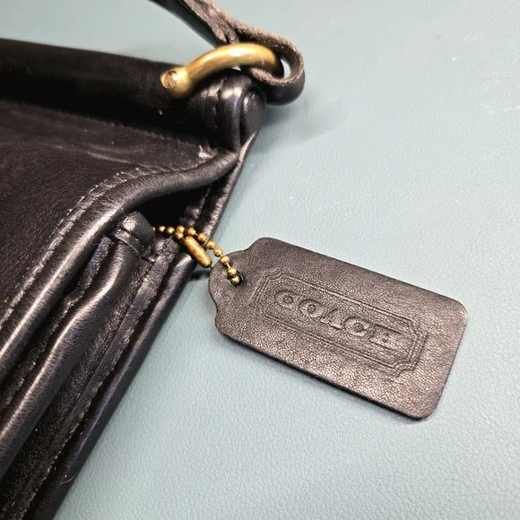 COACH 1995 Murphy #9930 Bag Black Rare Made in USA W/ Hang Tag Vintage - Picture 4 of 16